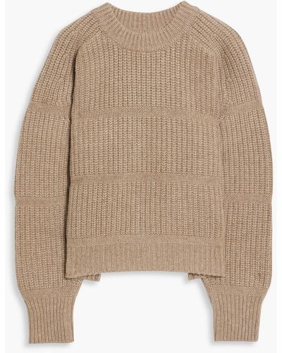 Loulou Studio Hevel Ribbed Cashmere Sweater - Natural