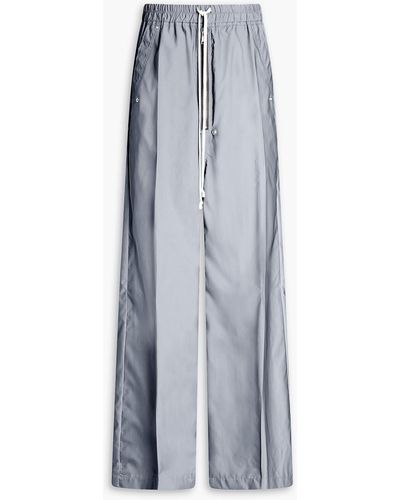 Rick Owens Geth Bela Zip-detailed Shell Trousers - Grey