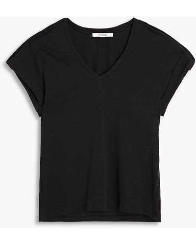 10 Crosby Derek Lam Lynne Cotton-jersey T-shirt - Black