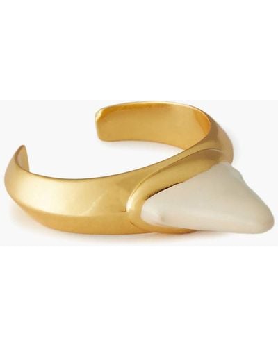 Zimmermann Gold-tone Stone Ring - Metallic