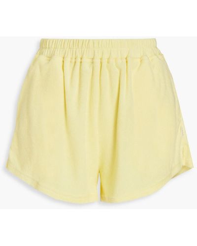 Seafolly Cotton-blend Terry Shorts - Yellow