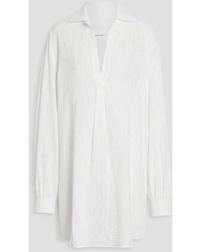 The Line By K Slub cotton shirt dress - Weiß