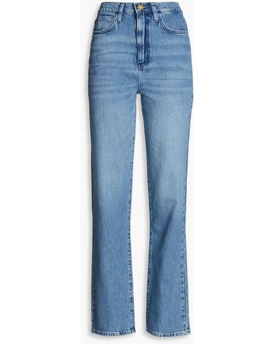 Triarchy High-rise Straight-leg Jeans - Blue