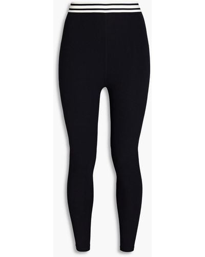 Splits59 Roxan Striped Stretch leggings - Black