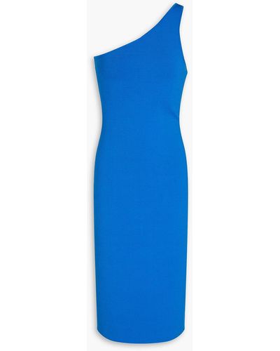 A.L.C. Colby One-shoulder Ponte Dress - Blue