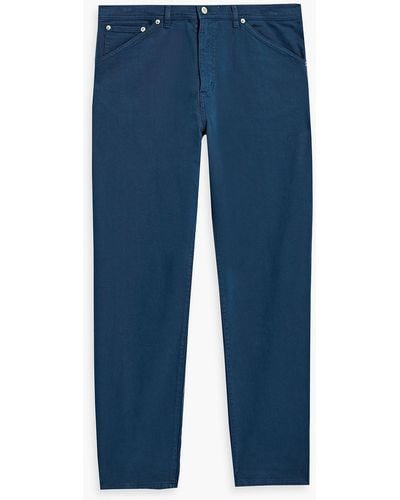 Paul Smith Cotton-blend Twill Chinos - Blue