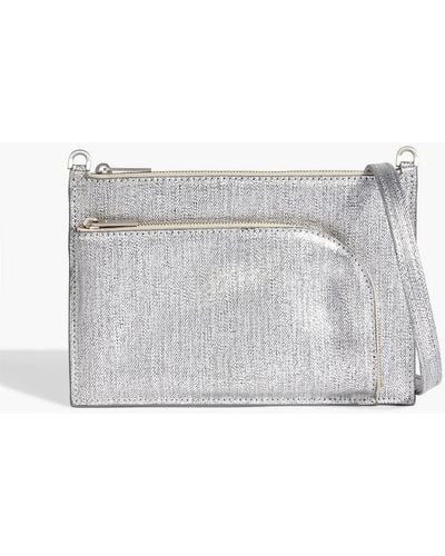 Rick Owens Club Coated-canvas Pouch - Gray
