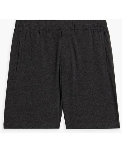 Hamilton and Hare Lyocell-blend Jersey Pyjama Shorts - Grey