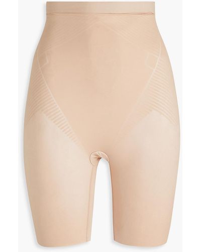 Spanx Shorts aus stretch-material - Natur