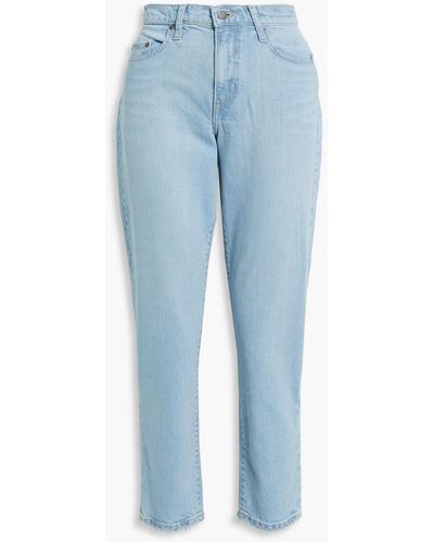 Nobody Denim Kennedy High-rise Tapered Jeans - Blue