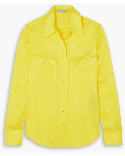 Stella McCartney Satin Shirt - Yellow