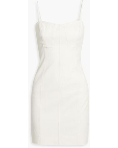 10 Crosby Derek Lam Denim Mini Dress - White