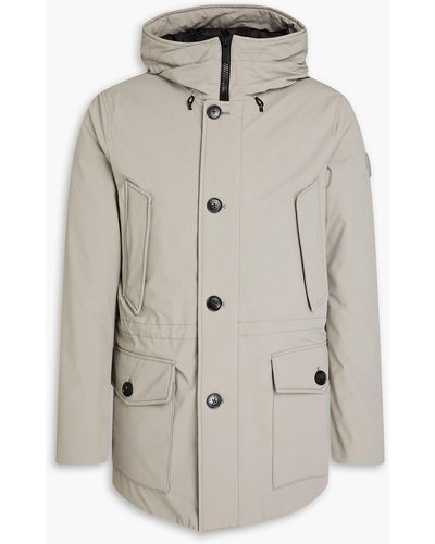 Woolrich Cotton-blend Shell Hooded Parka - White