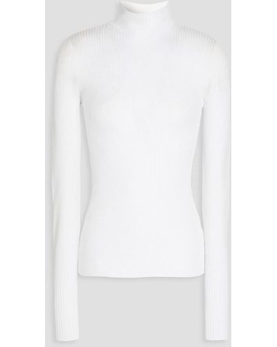 Dion Lee Ribbed-knit Top - White