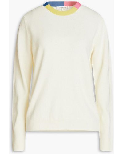 Chinti & Parker Wool And Cashmere-blend Jumper - White