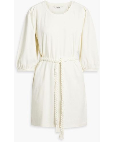 Joie Cotton-jersey Mini Dress - White