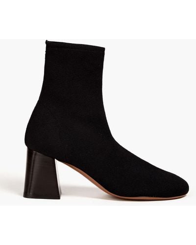 Neous Sock boots aus stretch-strick - Schwarz