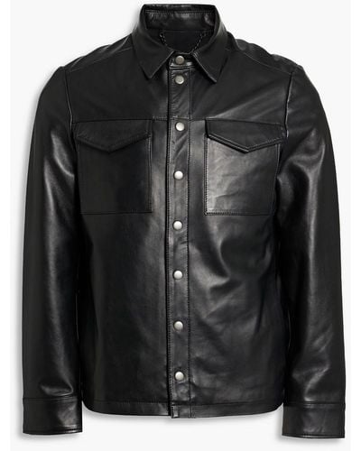 Muubaa Vidar Leather Jacket - Black