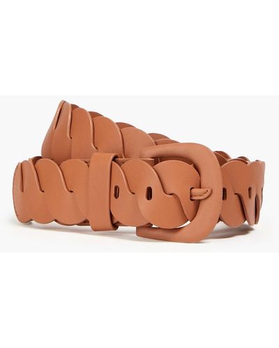 Zimmermann Twisted Leather Belt - Brown