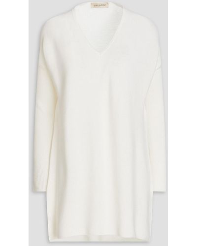 Gentry Portofino Cashmere Sweater - White