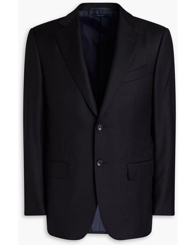 Dunhill Wool-twill Suit Jacket - Black
