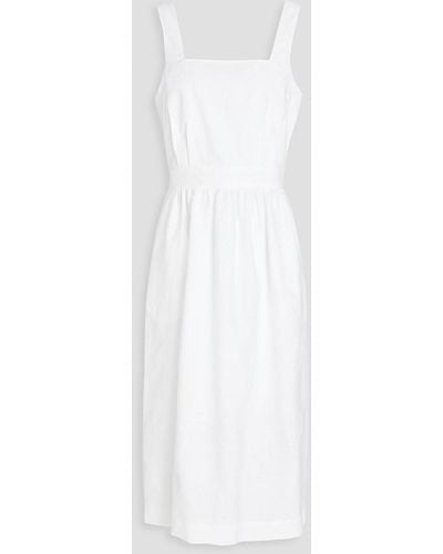 Boutique Moschino Cotton-blend Jacquard Dress - White
