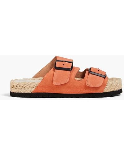 Manebí Espadrille-sandalen aus veloursleder - Orange