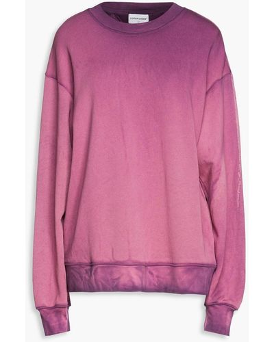 Cotton Citizen Degrade French Cotton-terry Sweatshirt - Pink