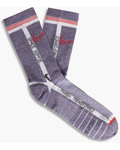 Nike Intarsia-knit Socks - Multicolour