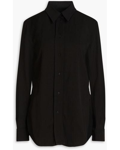 Totême Twill Shirt - Black