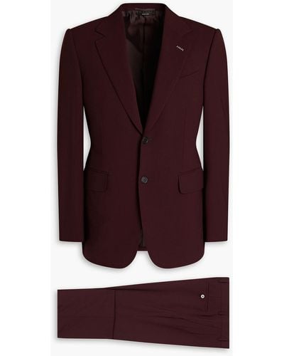 Dunhill Blazer aus grain de poudre aus wolle - Lila