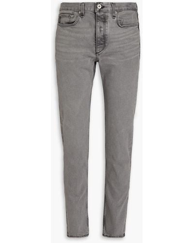 Rag & Bone Greyson jeans mit schmalem bein aus denim - Grau