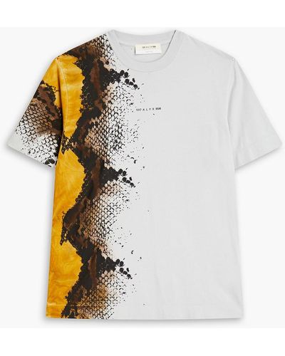 1017 ALYX 9SM Printed Cotton-jersey T-shirt - Multicolor