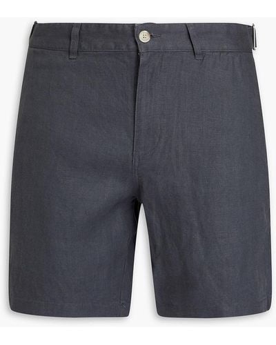 Onia Linen Shorts - Blue