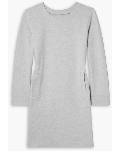 Norma Kamali Cotton-bend Jersey Mini Dress - Gray