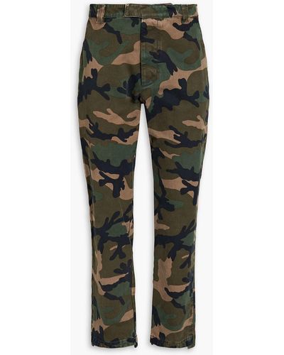 Valentino Camouflage-print Cotton-twill Pants - Multicolor
