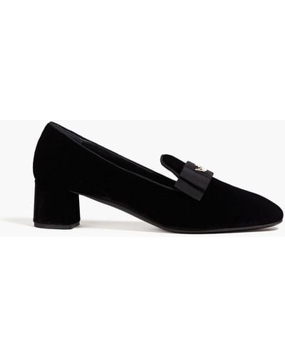 Church's Abbie 45 Embellished Velvet Pumps - Black