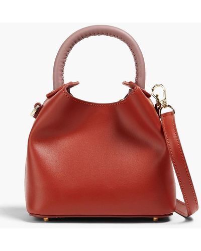 Elleme Madeleine Leather Tote - Red