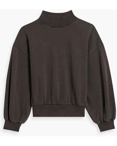 FRAME French Cotton-terry Sweatshirt - Black