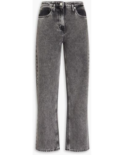 IRO Mid-rise Straight-leg Jeans - Grey