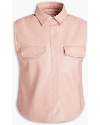 Jakke Hemd aus kunstleder - Pink