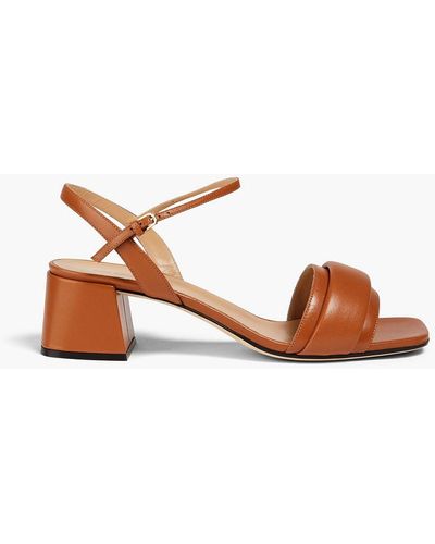 Sergio Rossi Leather Sandals - Brown