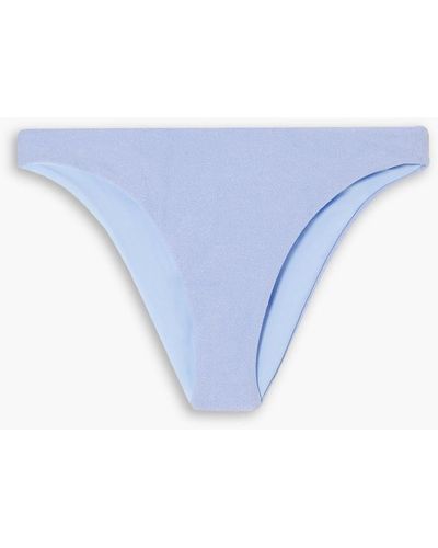 JADE Swim Most wanted halbhohes bikini-höschen aus stretch-frottee - Blau