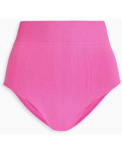 Rick Owens Stretch-knit Shorts - Pink