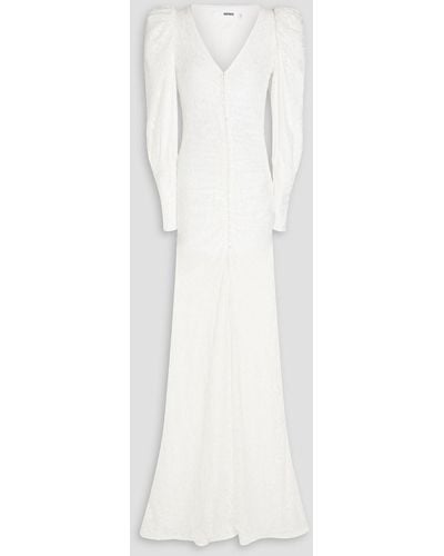 ROTATE BIRGER CHRISTENSEN Stretch-lace Bridal Gown - White