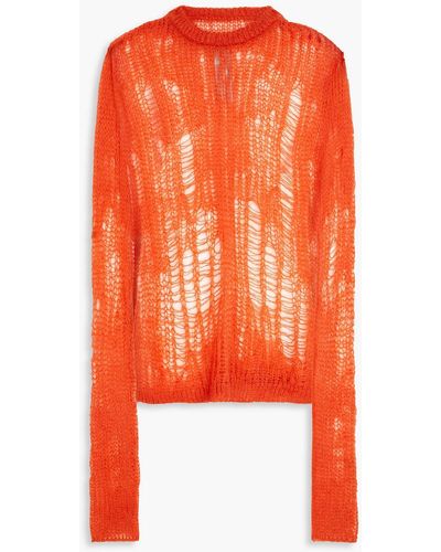Rick Owens Knitted Tank - Orange