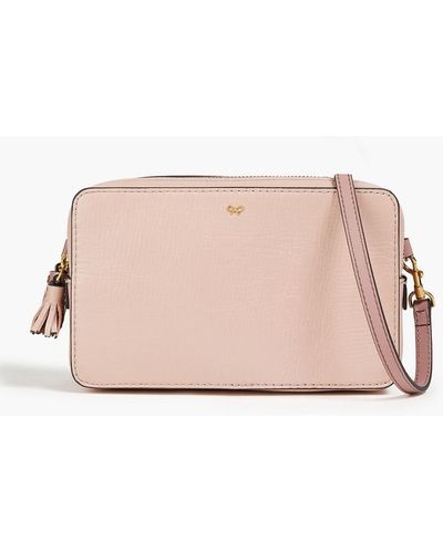 Anya Hindmarch Quilted Two-tone Leather Shoulder Bag - Pink
