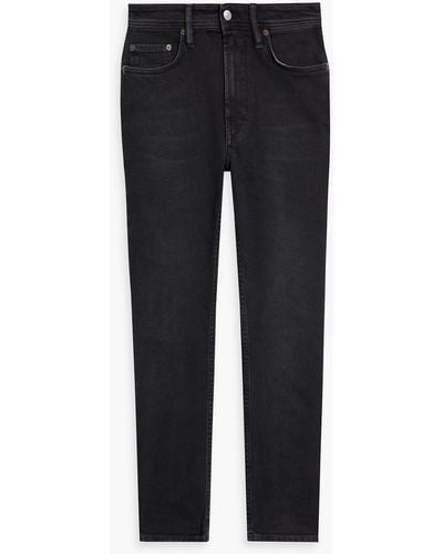 Acne Studios High-rise Tapered Jeans - Blue