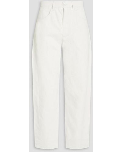 Jil Sander Coated Denim Jeans - White