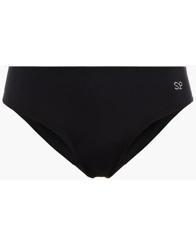 Simone Perele Crystal-embellished Stretch-jersey Low-rise Briefs - Black